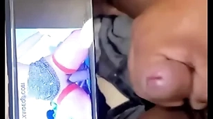 Cum tribute to hotty puttta lot of cum#4