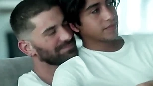 Young gay lad looses virginity to older lover