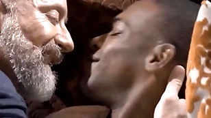 Mature gay dilf has a crush on hot black neighbor