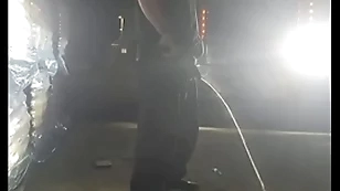Steamy piss in transmitted to headlights