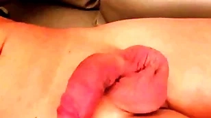 Trying a penis pump