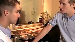 Twinks quinn alexander and kameron scott anal fellow-feeling a amour and cum