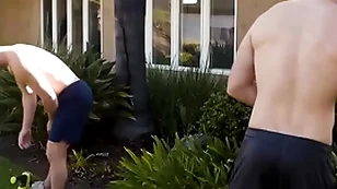 Detached stepbrother and step brother anal