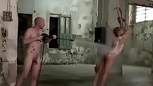 Young person is restrict and tormented in b. gay threesome
