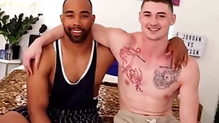 Super top jaxson takes his first cock!