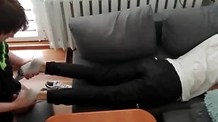 Young guy pays out his bills nearly his limbs