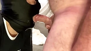 Esurient faggot cocksucker earning another alpha nut