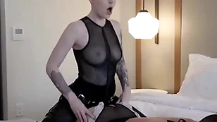 Fabiana uses her evil gifts for pegging lance's ass.