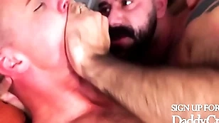 Stepdad fucks his boy after telling him a ghost story
