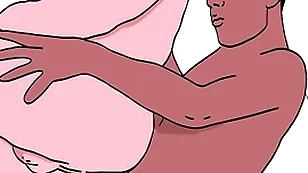 Fucked fast - stepson has a hard cock fucks his procreator p7 (loop) - animated delighted porn