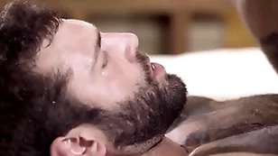 Masqulin black hunk raw breeds tattooed stud markus cage