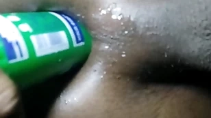 Anal copulation with a dildo and copulation toy bedtime