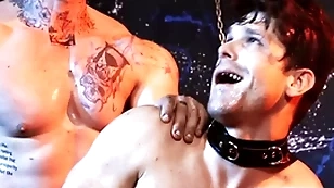 Hunk officer bends into body builders bitch - devin franco, davin strong - fistinginferno