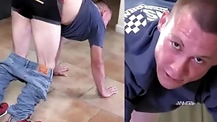 A straight countryside boy gets a unending disciplining to toughen him up