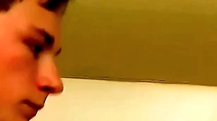 Well-disposed anticipating twink plays fro his dick in the shower solo