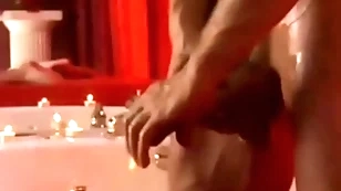 Paying pair attention adjacent to his own penis