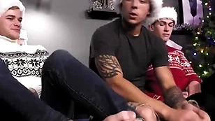 Gay boy fucks bf & his stepbrother in threesome