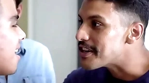Latino gay boy fucked rough by step cousins