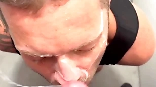 My big facial cum on face amateur compilation