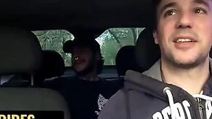 Hot driver jonas matt agrees forth give chiwi coal-black a ride if he gives him his asshole - dick rides