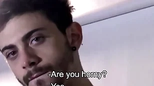 Two cheerful latino guys wake up straight guy be expeditious for cheerful be expeditious for be able fucking