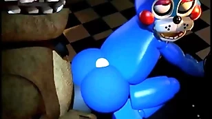 Toy bonnie gets eaten up by withered freddy