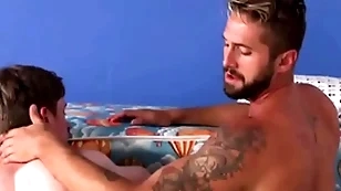 Step father fucks his four step sons when step mommy leaves