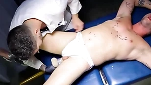 Fistinginferno - doctor rams massive dildo in patients arse