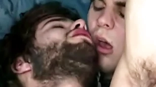 Gay swell up big dick of his straight boy