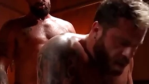 Riley mitchel and end-all wolfe sucks and licks each other