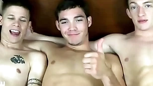 Jasonsparkslive - hung twinks swap junkie and fuck bareback in hot 3-way