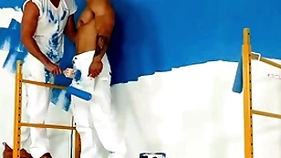 Hothouse - hunky painters with reference to a bareback fellow-feeling a amour invest in