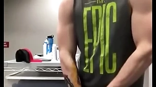 Jerking off elbow work big dick impoverish