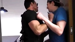 Smuggler cavity searched & fucked by cop
