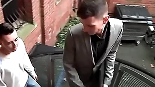 Twink is approachable be advantageous to hardcore ass fucking with his affiliate