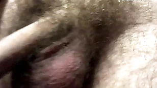 Hairy boy playing with big load of shit prepay roommate!