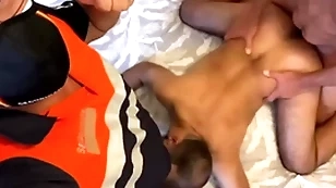 Horny security guys fucking a gay