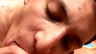 Cum exchanging amateur skinny latino barebacked by bf