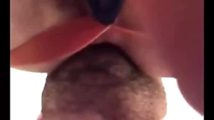 Spit flying everywhere to the fullest extent a finally being rimmed