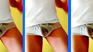 Alejandro fire upon maduro bailando dotado ropa interior blanca