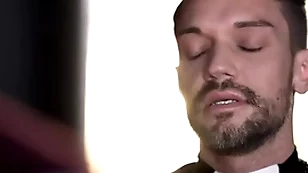 Catholic boy (ryan jacobs) gets special christmas present foreigner priest (dale kuda) - yesfather