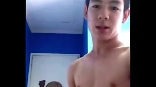 Cute Little shaver Playing His Dick
