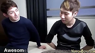 Asian twink butt fucked