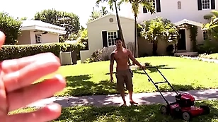 BUS - Asian Honest Hunter Vance Was Mowing A Lawn_ We Made Him An Offer He Could Not Refuse